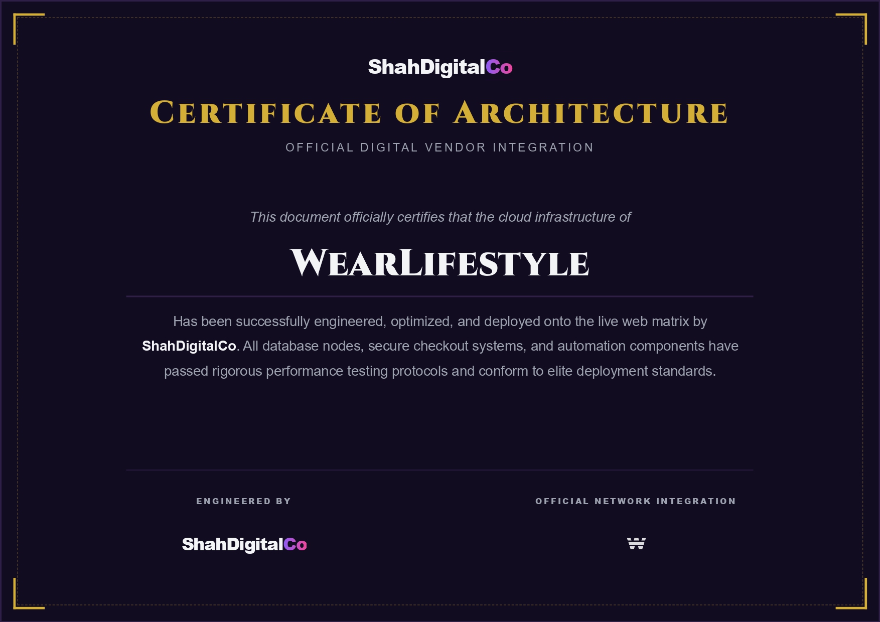 CertificateWearLifestyle